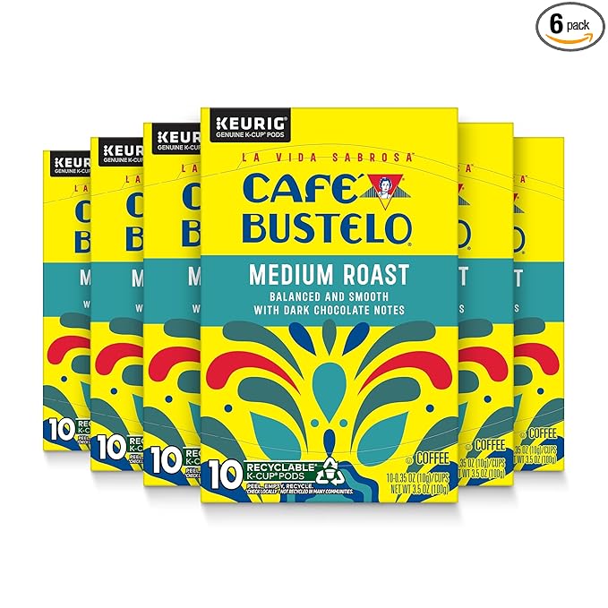 Café Bustelo Medium Roast Coffee, 10 Ct. K-Cup pods by Caf%C3%A9Bustelo