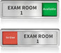 Exam Room Sign, Exam Room Numbers, In Use/Available Slider Door Signs by Abudada