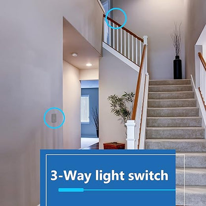 LIDER Minimalist Design Matte Finish Lighted Decorator Switch, Frameless Paddle - Image 6