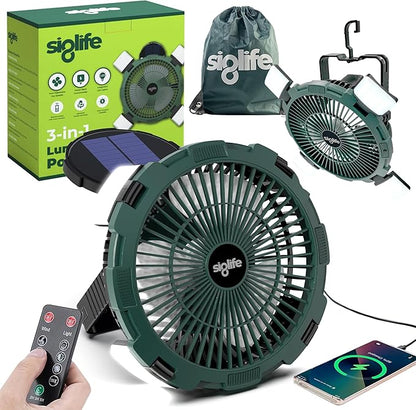 Solar Camping Fan – Camping Fan Solar Powered by Unknown