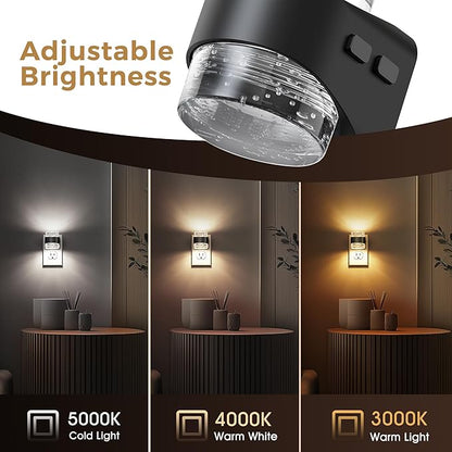 L LOHAS LED Night Light, Bubble Night Lights Plug into Wall, 4 Pack - Image 3