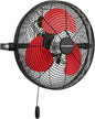 Fanqiebros 12 IN High Velocity Wall Mount Fan, 3 Speed Industrial Wall Fan by Fanqiebros