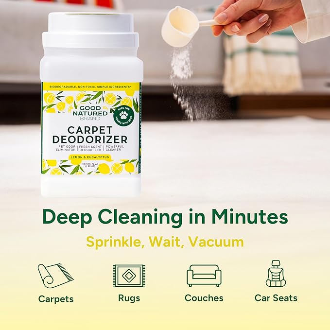 Good Natured Brand | Carpet Deodorizer & Freshener Powder | 70 oz Pet Odor - Image 3