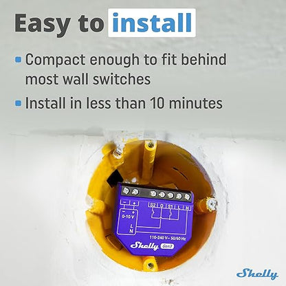 Shelly Dimmer 0/1-10V PM Gen3 | WiFi Smart Dimming - Image 3