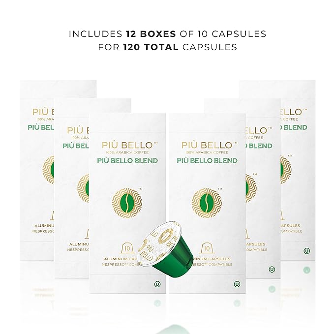 Piu Bello Blend Espresso Coffee Pods - Image 2