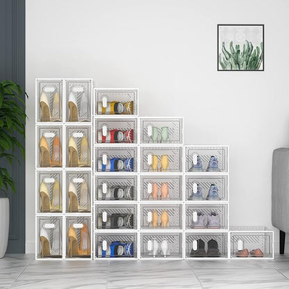 Shoe Storage, 12 Pack Shoe Organizer - Image 7