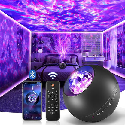 One Fire Galaxy Projector, Vibrant Galaxy Light Projector, Remote Timer Kids - Image 7