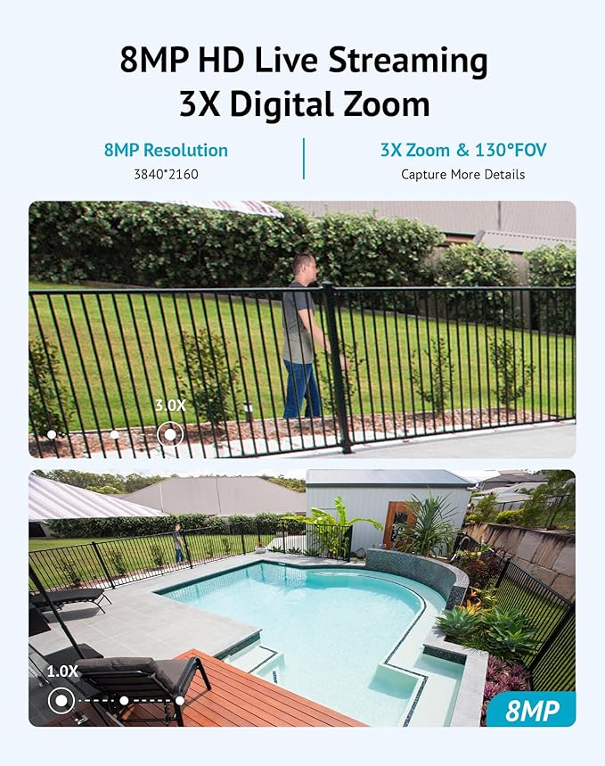LaView 4K Outdoor Security Cameras, 8MP HD Cameras - Image 2