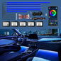 RGB Acrylic Ambient Lighting Car Lights, LED Strip Lights by WEBUPAR
