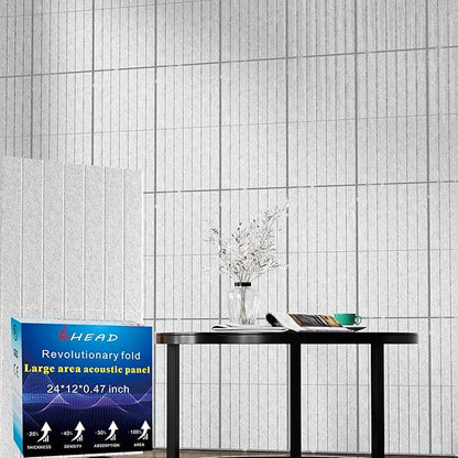 BSHEAD 16 Pack Large Fold Soundproof Wall Panels, 1.2lb/ft³ High Density by Staytunedforournewproduct