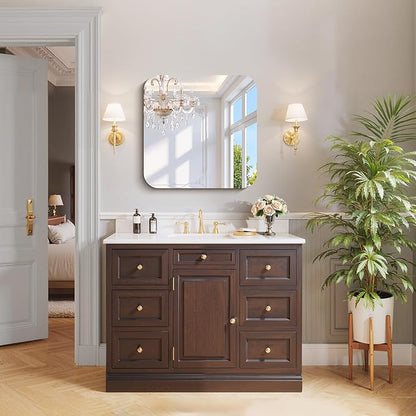 CILIBER Frameless Wall Mirror, HD Shatterproof Vanity Mirror - Image 6