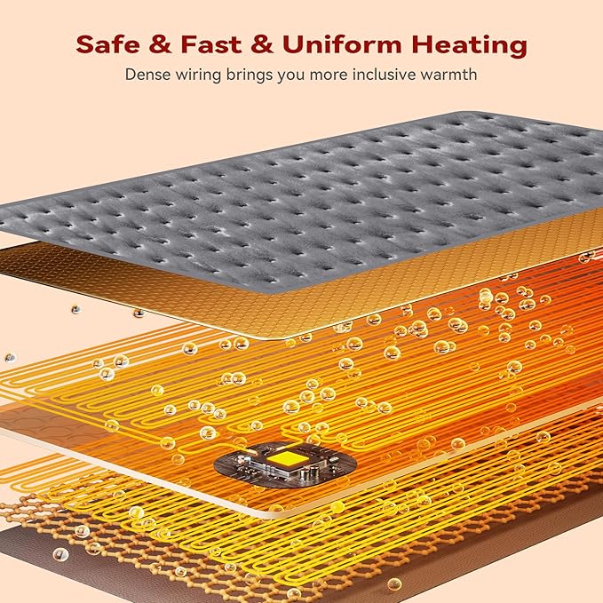 MASVIS Heating Pad for Back & Period Cramps, Heat Pad - Image 7