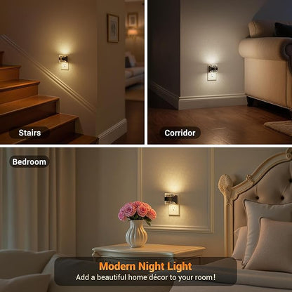 JandCase LED Night Light, Bubble Night Lights Plug into Wall, Night Light - Image 4