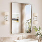 TokeShimi 24x32 Brushed Nickel Bathroom Mirror, Vanity Mirror by RefinedBathroomAccessories