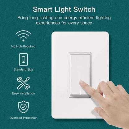 TREATLIFE Smart Light Switch Single Pole Works - Image 8