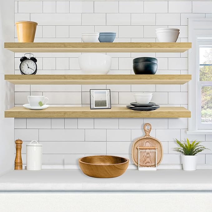 Sorbus Floating Shelves for Wall - Image 2