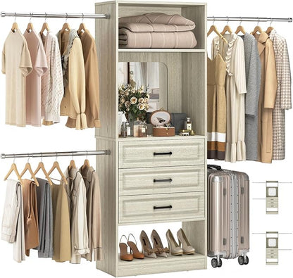 Unikito 48" W - 96” W Closet System by Unikito