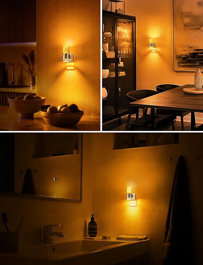 L LOHAS LED Night Light, Dimmable Night Lights Plug into Wall, Acrylic - Image 4