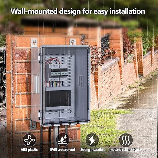ABS Electrical Junction Box, Ventilated Design, Cable Grommets, IP65 Waterproof - Image 7