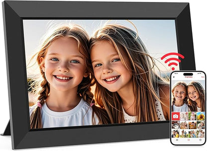 Frameo 10.1 Inch WiFi Digital Picture Frame, Smart Cloud Electronic Photo Frame by BrightandPowerYourLife