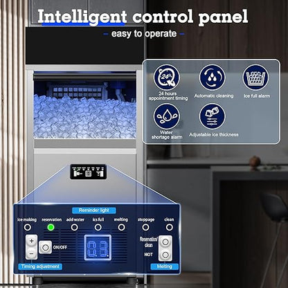 Ice Maker Commercial Ice Maker Machine 150lbs/24H - Image 6