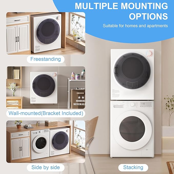 Elevon QD-SUS-DRYER2-NEW1 Compact Clothes Dryer - Image 7