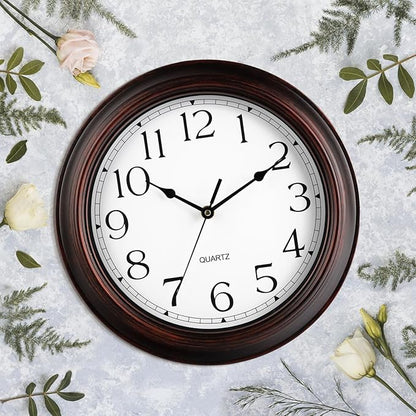 KECYET Wall Clock 10 Inch Battery Operated Silent Non-Ticking Wall Clock - Image 8
