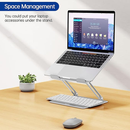 BESIGN LS10 Aluminum Laptop Stand, Ergonomic Adjustable Notebook Tablet Stand - Image 6