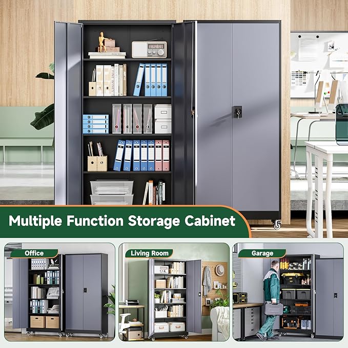 Letaya Metal Garage Storage Cabinets - Image 7