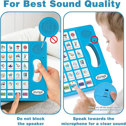 Joyreal AAC Device for Autism, Non Verbal Communication Tools for Speech - Image 8