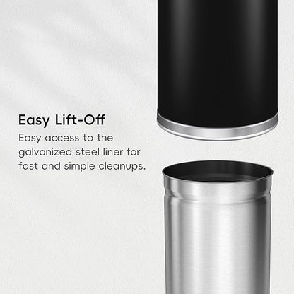 EKO Eternal 56L/15 Gallon Large Capacity Tall Commercial Trash Can, Round Open - Image 4