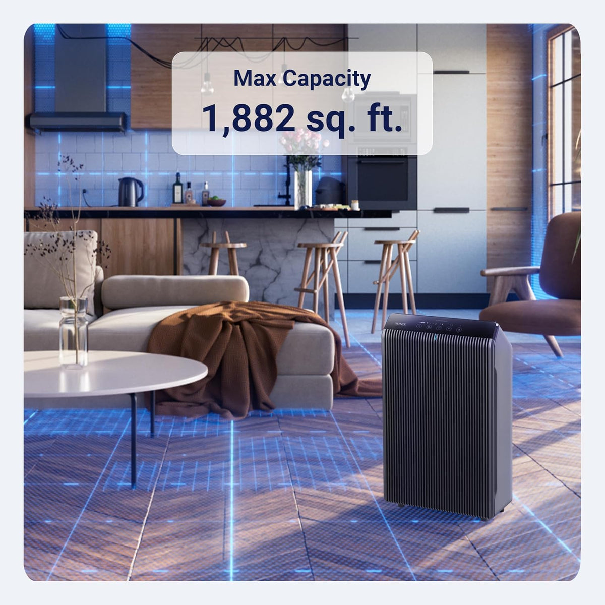 winix 5510 air purifier (new generation of 5500-2, close-up detail