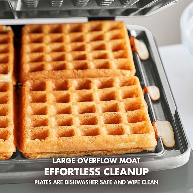 GreenPan Elite 4-Square Belgian & Classic Waffle Maker, Healthy Ceramic - Image 7