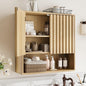Smuxee Fluted Bathroom Cabinet Wall Mounted, Wooden Medicine Cabinet by Smuxee