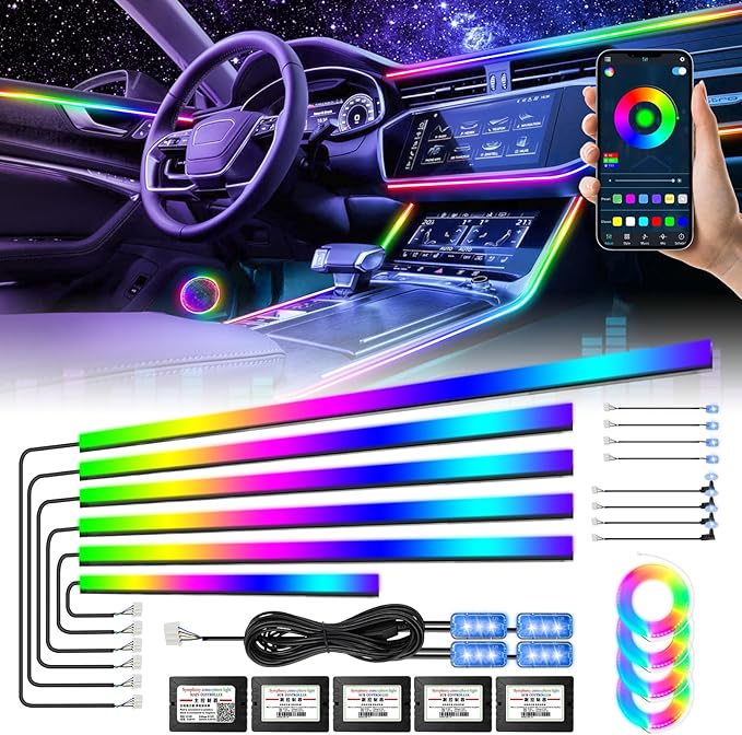 Acrylic Interior Car Light, AMKI Car LED Strip Light by AMKI
