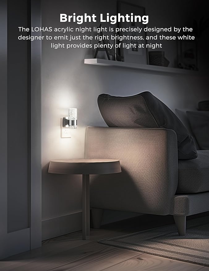 L LOHAS LED Night Light, Plug in Night Light - Image 2