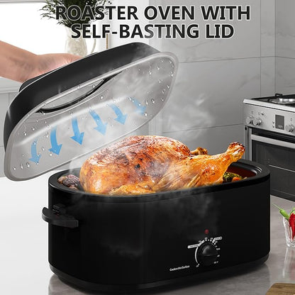 SUNVIVIPRO Roaster Oven 28 Quart, Electric Turkey Roaster - Image 2
