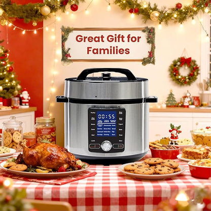 NEWBULIG 6.3 Quart Electric Pressure Cooker, Stainless Steel Multi Cooker - Image 5