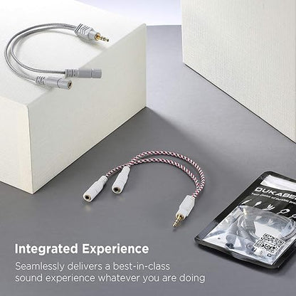 DUKABEL Headphone Splitter, AUX Splitter Cable - Image 3