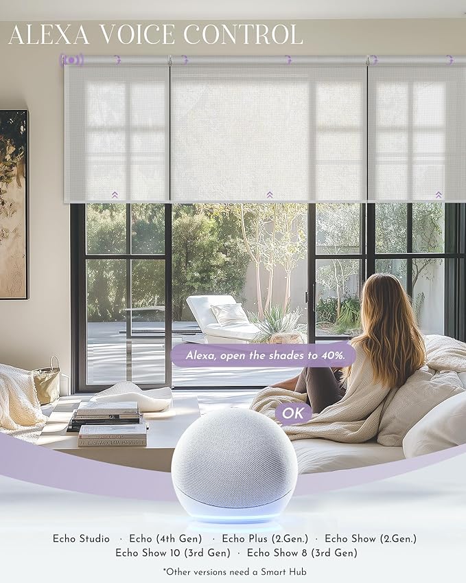 Graywind Smart Coupled Roller Shades Compatible - Image 3