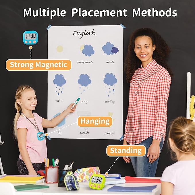 Classroom Timers for Teachers Kids Large Magnetic Digital Timer Teacher - Image 3