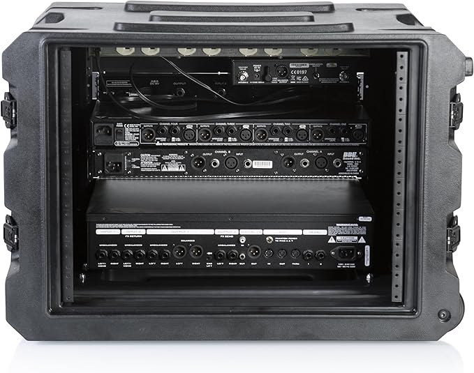 Gator Cases Pro Series 19" Depth 8U Rolling Rack Case - Image 19