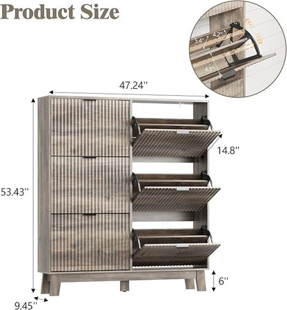 Shoe Cabinet Storage for Entryway - Image 2