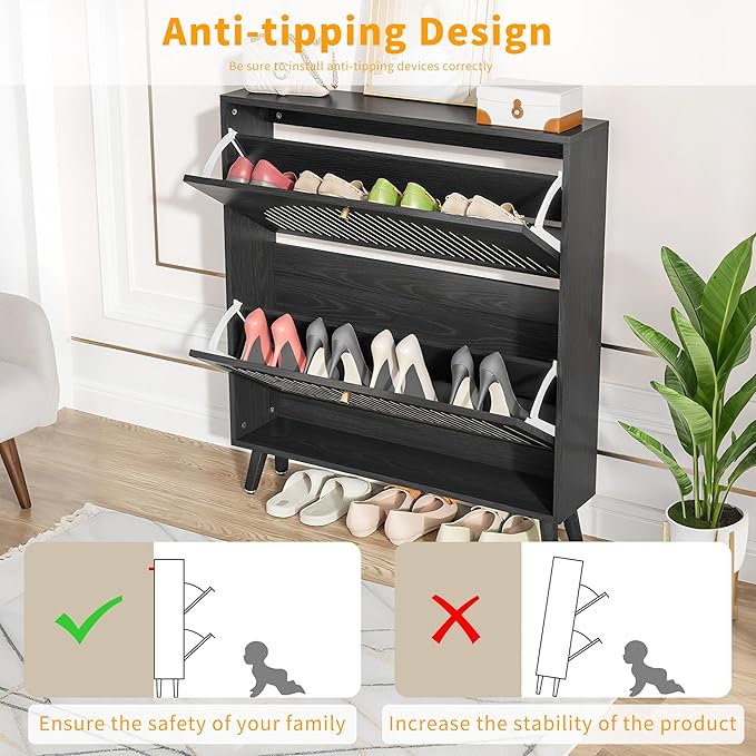 Shoe Storage Cabinet for Entryway - Image 7