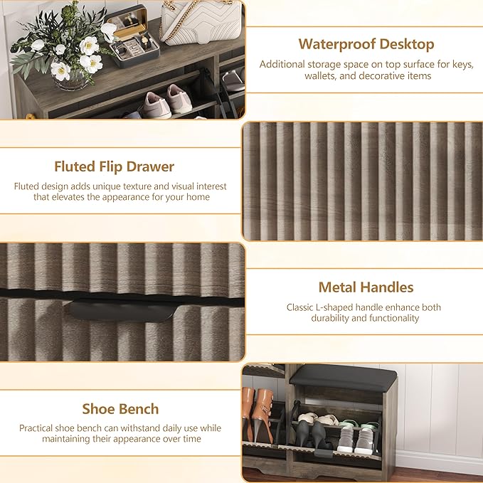 Shoe Cabinet Storage for Entryway - Image 5