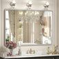 48x32 Inch Silver Bathroom Mirror by GOLOMO