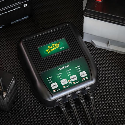 Battery Tender Plus 4 Bank Multibank Charger - 5 AMP - Smart 12V Multi Battery - Image 2
