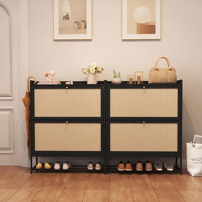 AVZEAR Narrow Shoe Storage Cabinet - Image 7