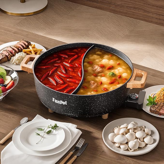 Electric Twin Compartment Hot Pot - Image 7