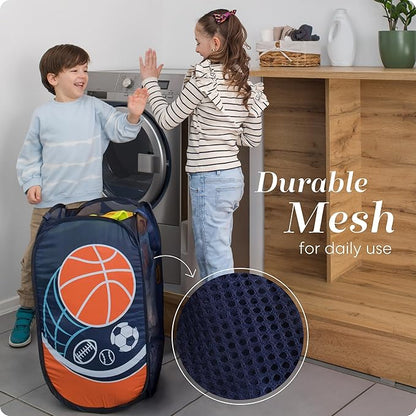Handy Laundry Collapsible Mesh Pop Up Hamper - Image 5